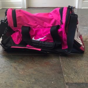 Pink Nike Duffel Bag
